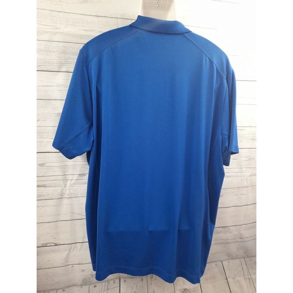 NIKE GOLF Tour Performance Blue DRI-FIT Golf Polo Shirt Newalta XXL